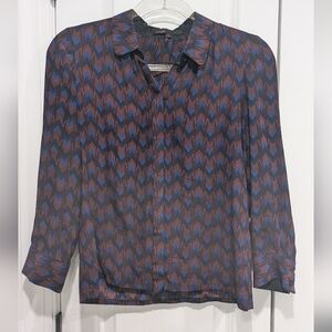maje retro button down